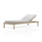 Four Hands Waller Outdoor Chaise - Washed Brown - Stone Grey