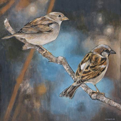 Art Classics Resting Sparrows II
