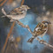 Art Classics Resting Sparrows II