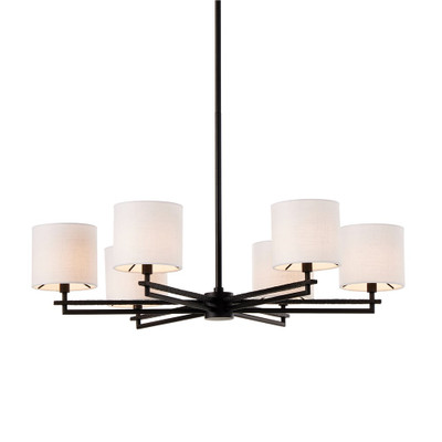 Four Hands Bardot Chandelier - Forged Iron Metal