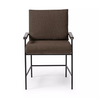 Four Hands Crete Dining Armchair - Fiqa Boucle Cocoa