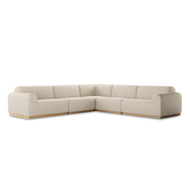 Four Hands Dana Outdoor 5Pc Sectional - Faye Sand