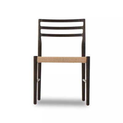 Four Hands Glenmore Woven Dining Chair - Light Carbon