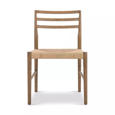 Four Hands Glenmore Woven Dining Chair - Smoked Oak