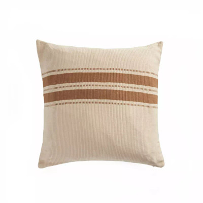 Four Hands Handwoven Merido Pillow - Beige - 22X22 - Cover + Insert