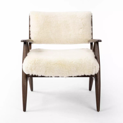Four Hands Papile Chair - Cream Sherling