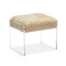 Interlude Home Aiden Shearling Stool
