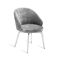 Interlude Home Amara Dining Chair - Ocean Grey