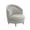 Interlude Home Capri Grand Swivel Chair - Grey