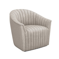Interlude Home Channel Swivel Chair - Bungalow