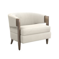 Interlude Home Kelsey Grand Chair - Pearl