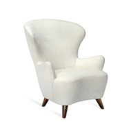 Interlude Home Ollie Chair - Pearl