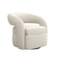 Interlude Home Targa Swivel Chair - Pearl