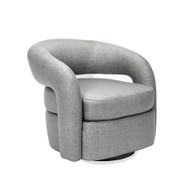 Interlude Home Targa Swivel Chair - Grey