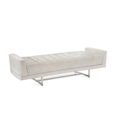 Interlude Home Luca King Bench - Pearl