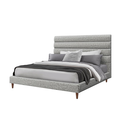 Interlude Home Channel King Bed - Feather