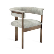 Interlude Home Darcy Hide Chair - Bronze