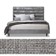 Interlude Home Channel California King Bed - Grey