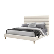 Interlude Home Channel Queen Bed - Pearl