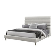 Interlude Home Channel Queen Bed - Grey