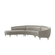 Interlude Home Capri Left Chaise Sectional - Feather