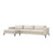 Interlude Home Izzy Left Chaise Sectional - Pearl