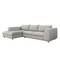 Interlude Home Comodo Left Chaise Sectional - Grey