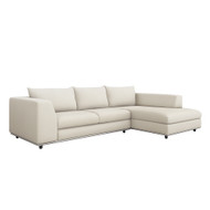 Interlude Home Comodo Right Chaise Sectional - Pearl