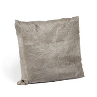 Interlude Home Goat Skin Square Pillow - Grey