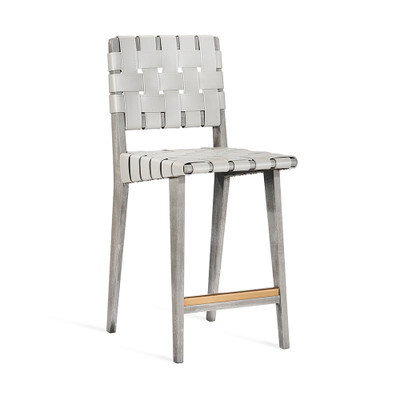 Interlude Home Louis Counter Stool - Grey Wash