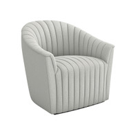 Interlude Home Channel Swivel Chair - Fresco