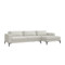 Interlude Home Izzy Right Chaise Sectional - Cameo