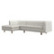 Interlude Home Ornette Left Chaise Sectional - Cameo
