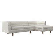 Interlude Home Ornette Right Chaise Sectional - Cameo
