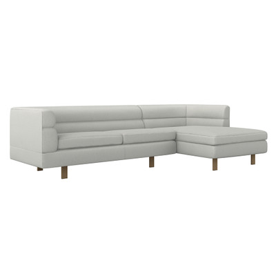 Interlude Home Ornette Right Chaise Sectional - Fresco