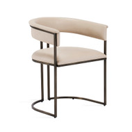 Interlude Home Emerson Chair - Cream Latte