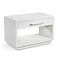 Interlude Home Taylor Low Bedside Chest - White