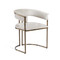 Interlude Home Emerson Chair - Bronze/ Dove