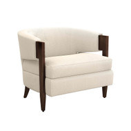 Interlude Home Kelsey Grand Chair - Pure