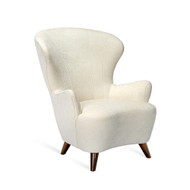 Interlude Home Ollie Chair - Pure