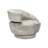 Interlude Home Arabella Left Swivel Chair - Storm