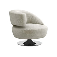 Interlude Home Isabella Left Swivel Chair - Storm