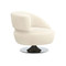 Interlude Home Isabella Left Swivel Chair - Pure