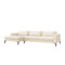 Interlude Home Izzy Left Chaise Sectional - Pure
