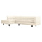 Interlude Home Ornette Left Chaise Sectional - Pure