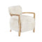 Interlude Home Royce Lounge Chair - Ivory