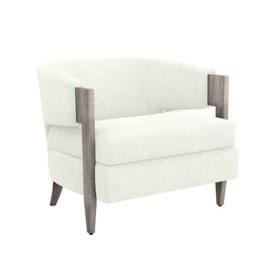 Interlude Home Kelsey Grand Chair - Shell