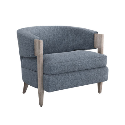 Interlude Home Kelsey Grand Chair - Azure