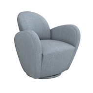 Interlude Home Miami Swivel Chair - Marsh