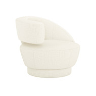 Interlude Home Arabella Left Swivel Chair - Dune